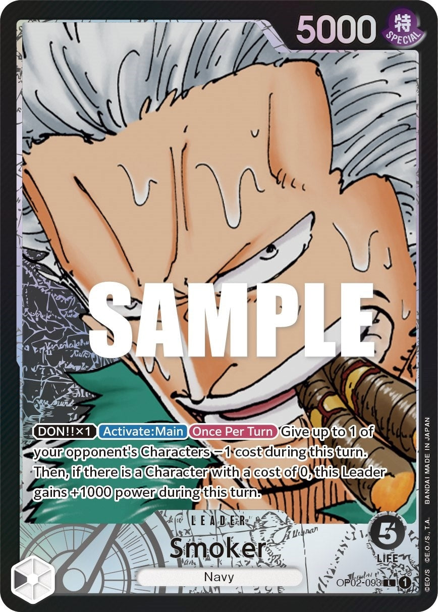 Image for Smoker (093) (Alternate Art) (OP02-093) - One Piece Card Game