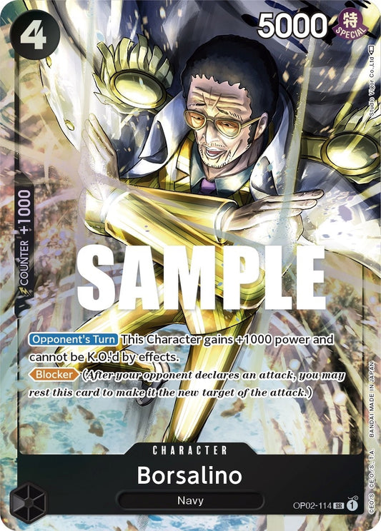 Image for Borsalino (Alternate Art) (OP02-114) - One Piece Card Game