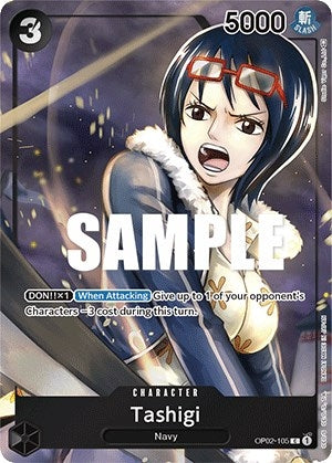 Image for Tashigi (Box Topper) (OP02-105) - One Piece Card Game