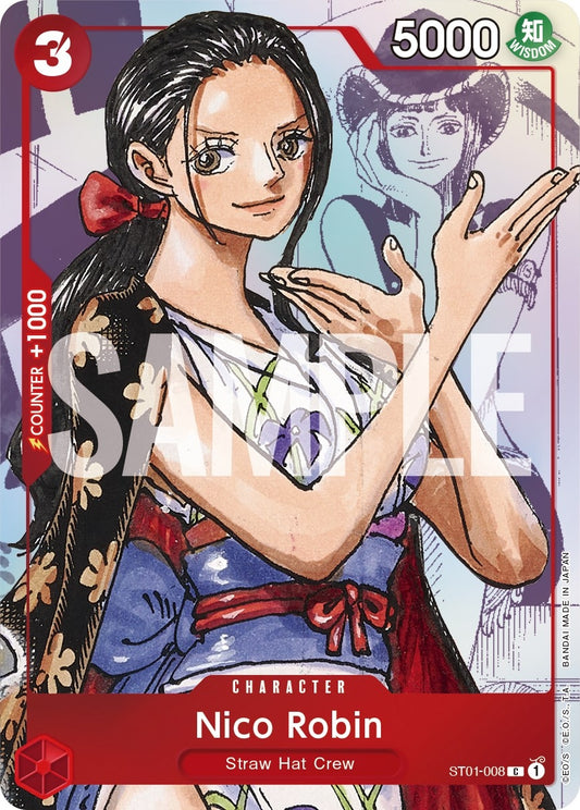 Image for Nico Robin - ST01-008 (Alternate Art) (ST01-008) - One Piece Card Game