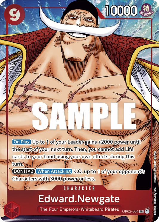 Image for Edward.Newgate (004) (Alternate Art) (OP02-004) - One Piece Card Game