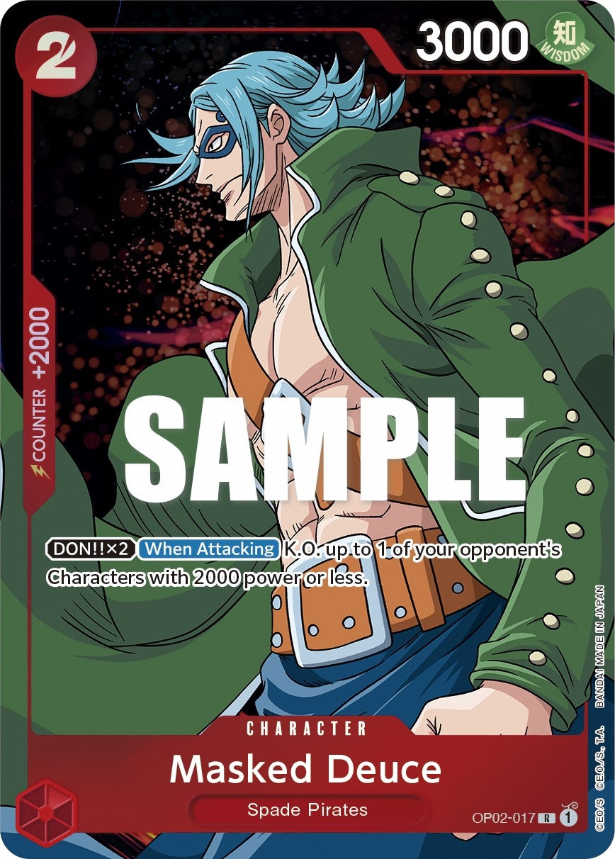 Image for Masked Deuce (Alternate Art) (OP02-017) - One Piece Card Game