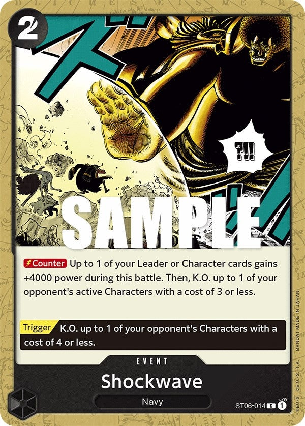 Image for Shockwave (ST06-014) (ST-06) - One Piece Card Game