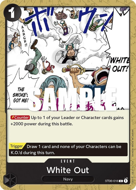 Image for White Out (ST06-016) (ST-06) - One Piece Card Game