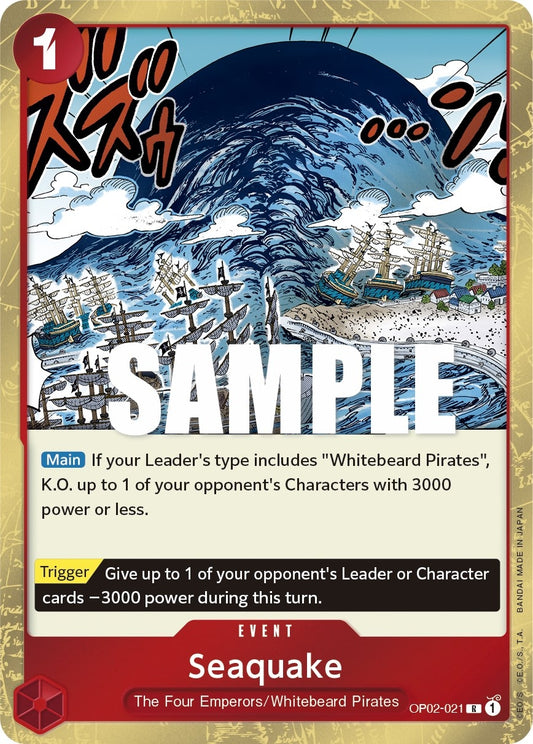 Image for Seaquake (OP02-021) - One Piece Card Game