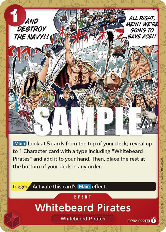 Image for Whitebeard Pirates (OP02-022) - One Piece Card Game