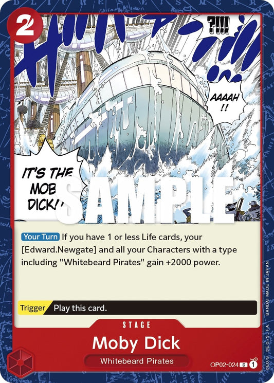 Image for Moby Dick (OP02-024) - One Piece Card Game