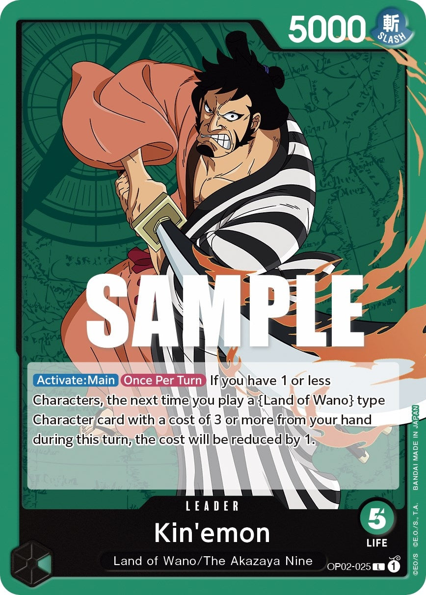 Image for Kin'emon (OP02-025) - One Piece Card Game
