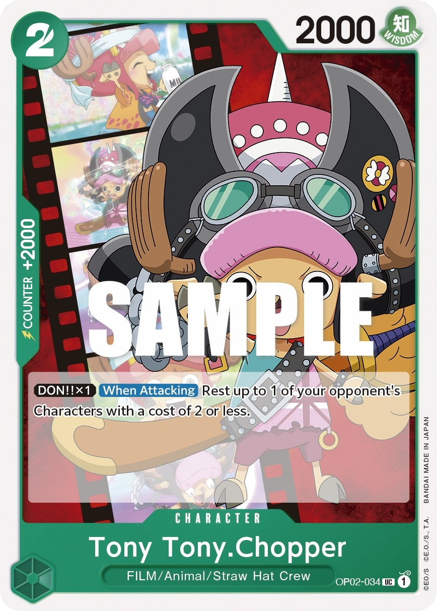 Image for Tony Tony.Chopper (OP02-034) - One Piece Card Game