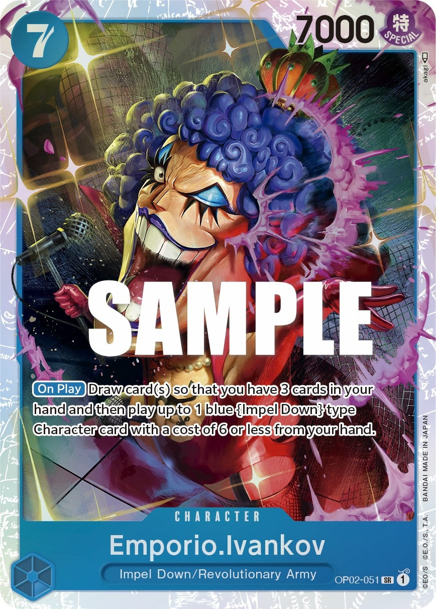 Image for Emporio.Ivankov (051) (OP02-051) - One Piece Card Game