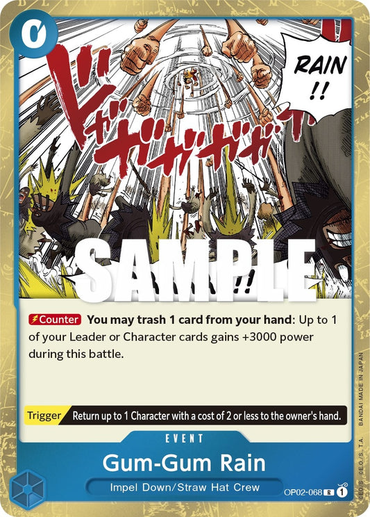 Image for Gum-Gum Rain (OP02-068) - One Piece Card Game