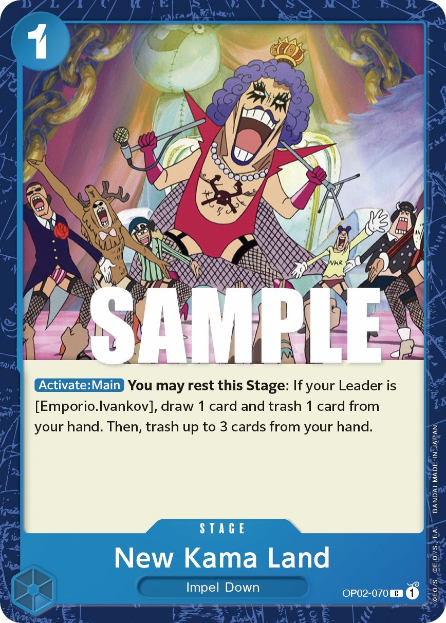 Image for New Kama Land (OP02-070) - One Piece Card Game