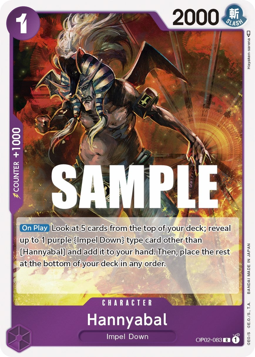 Image for Hannyabal (OP02-083) - One Piece Card Game