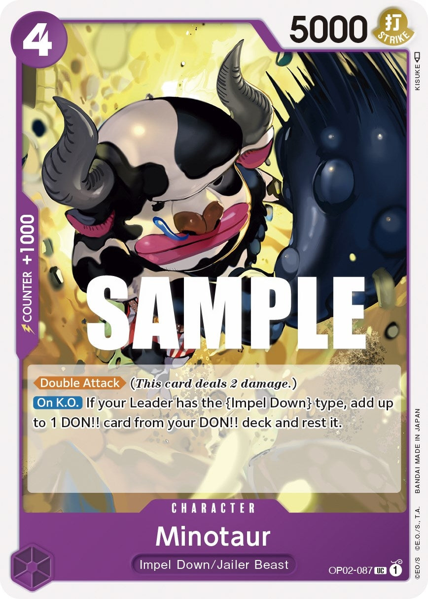 Image for Minotaur (OP02-087) - One Piece Card Game