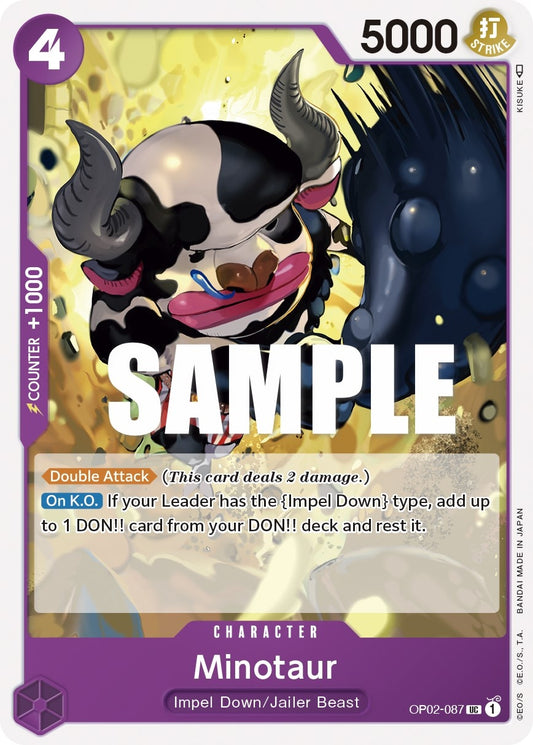 Image for Minotaur (OP02-087) - One Piece Card Game