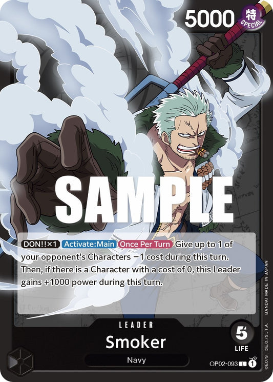 Image for Smoker (093) (OP02-093) - One Piece Card Game