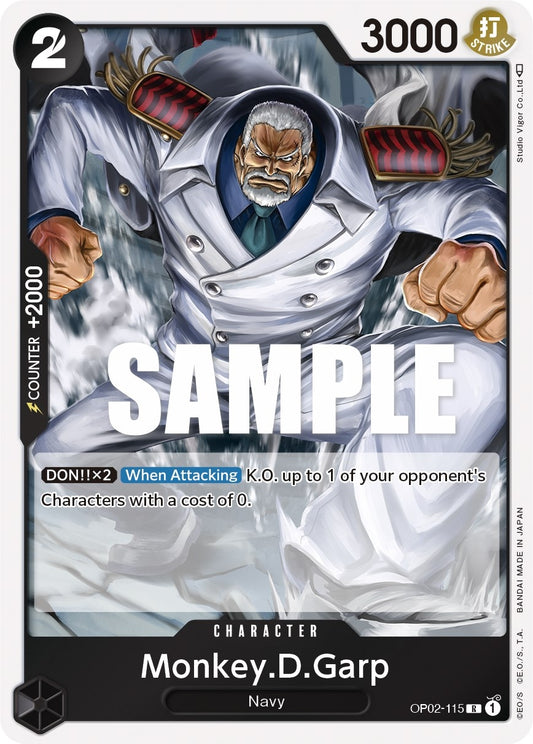 Image for Monkey.D.Garp (115) (OP02-115) - One Piece Card Game
