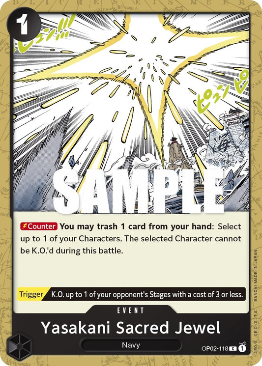 Image for Yasakani Sacred Jewel (OP02-118) - One Piece Card Game