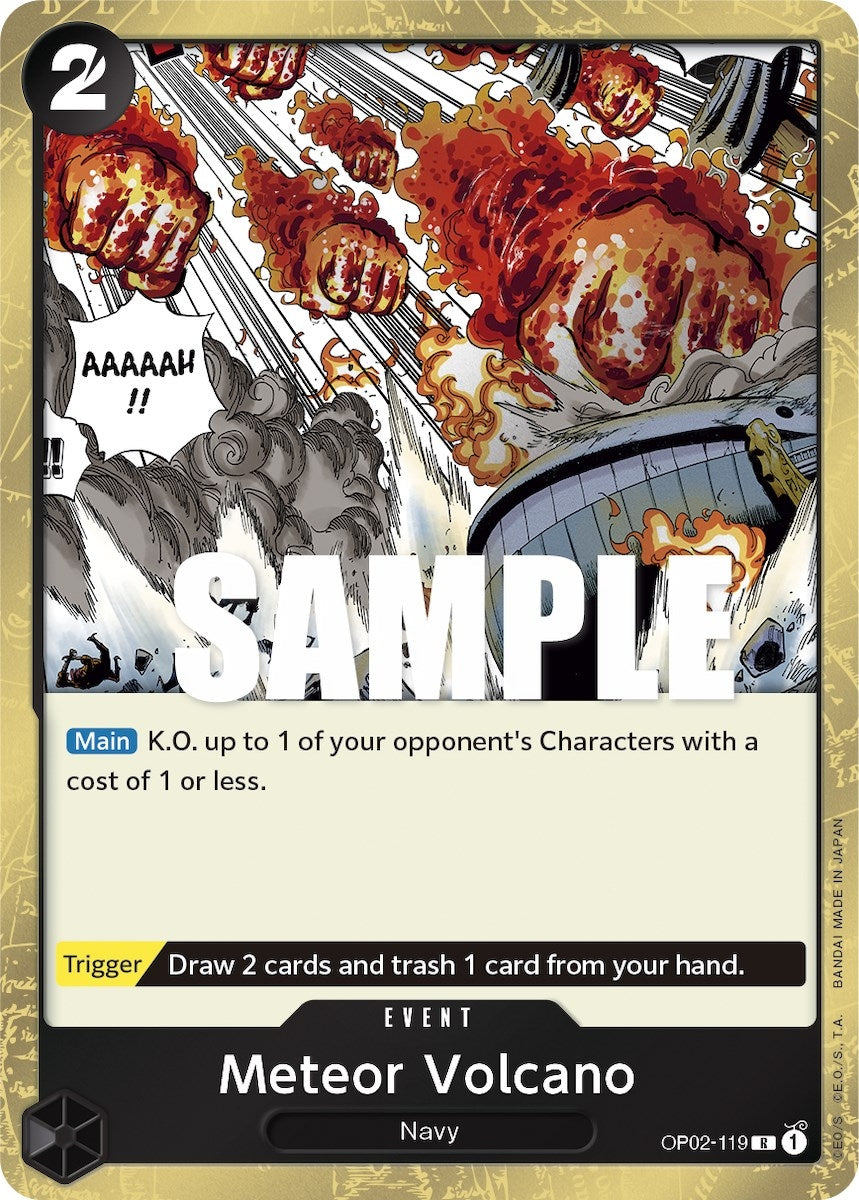 Image for Meteor Volcano (OP02-119) - One Piece Card Game