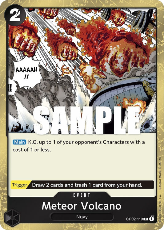 Image for Meteor Volcano (OP02-119) - One Piece Card Game
