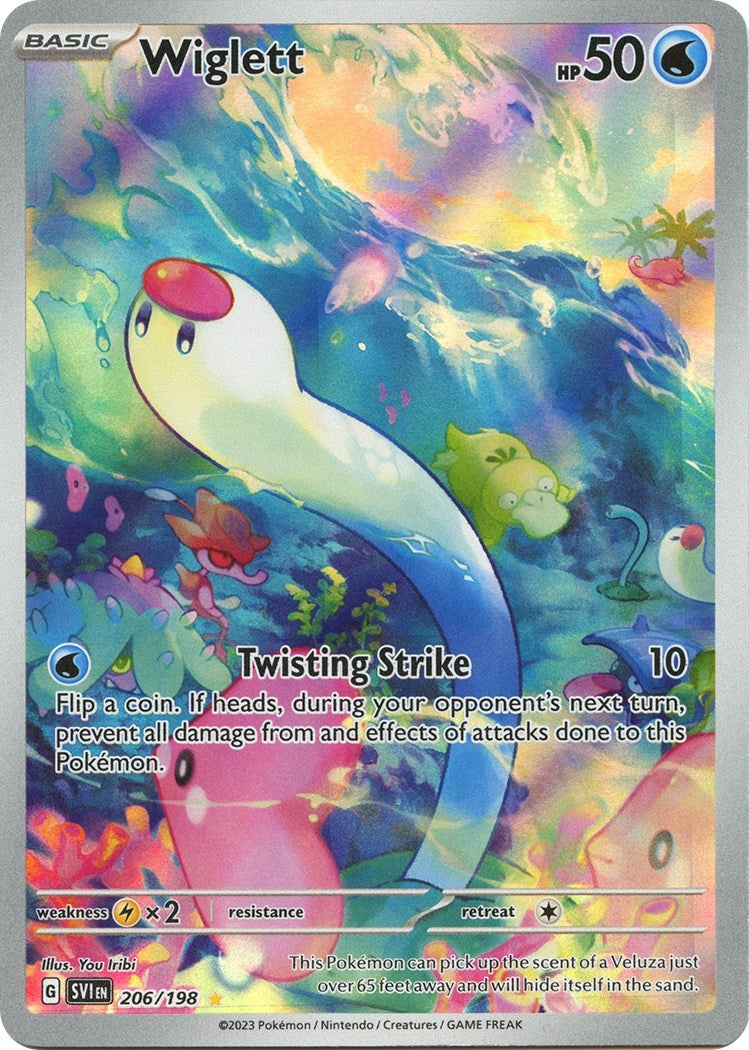 Image for Wiglett (206/198) (SVI) - Pokemon