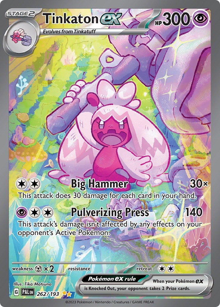 Image for Tinkaton ex (262/193) - Pokemon