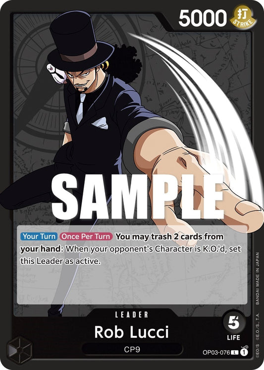 Image for Rob Lucci (076) (OP03-076) - One Piece Card Game