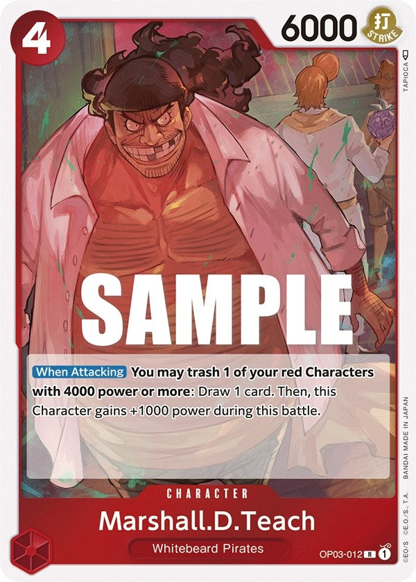 Image for Marshall.D.Teach (OP03-012) - One Piece Card Game