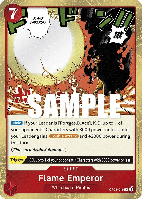 Image for Flame Emperor (OP03-016) - One Piece Card Game