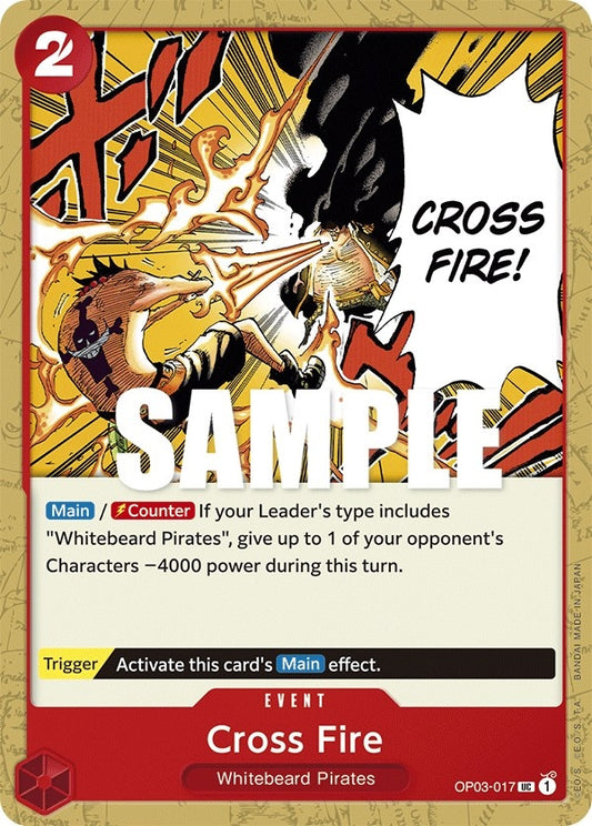 Image for Cross Fire (OP03-017) - One Piece Card Game