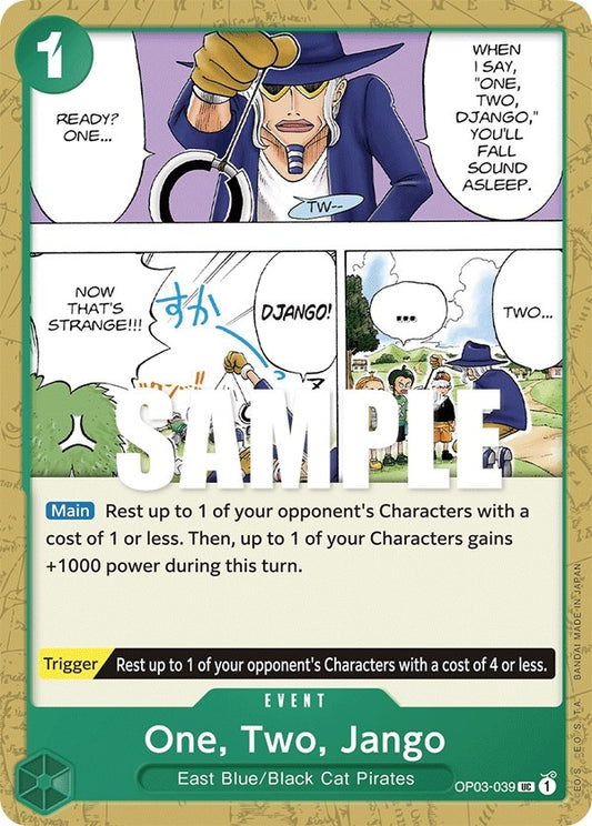 Image for One, Two, Jango (OP03-039) - One Piece Card Game