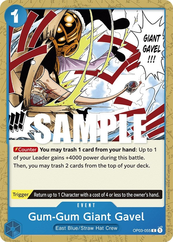 Image for Gum-Gum Giant Gavel (OP03-055) - One Piece Card Game