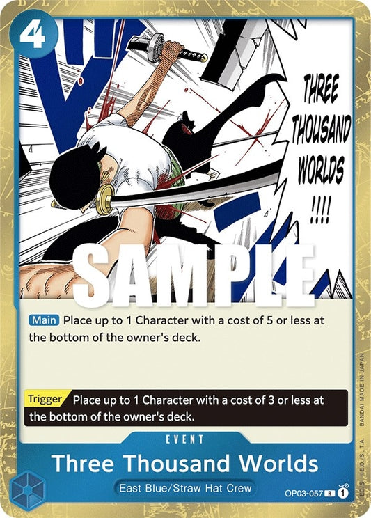 Image for Three Thousand Worlds (OP03-057) - One Piece Card Game