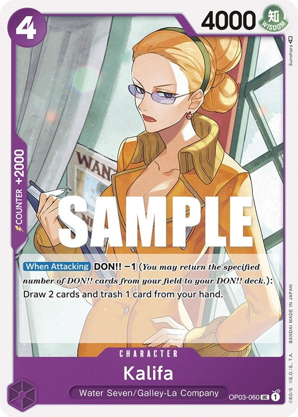 Image for Kalifa (060) (OP03-060) - One Piece Card Game