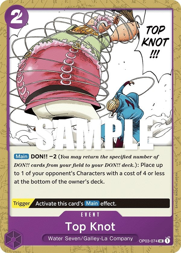 Image for Top Knot (OP03-074) - One Piece Card Game