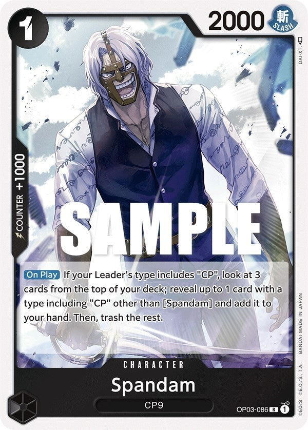 Image for Spandam (OP03-086) - One Piece Card Game