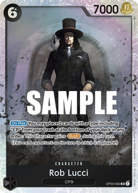 Image for Rob Lucci (092) (OP03-092) - One Piece Card Game