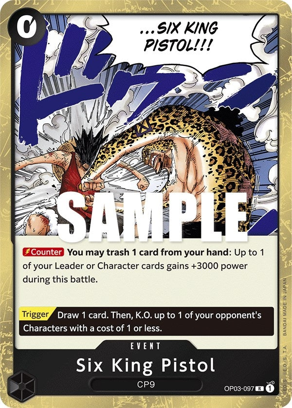 Image for Six King Pistol (OP03-097) - One Piece Card Game
