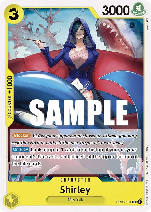 Image for Shirley (OP03-104) - One Piece Card Game