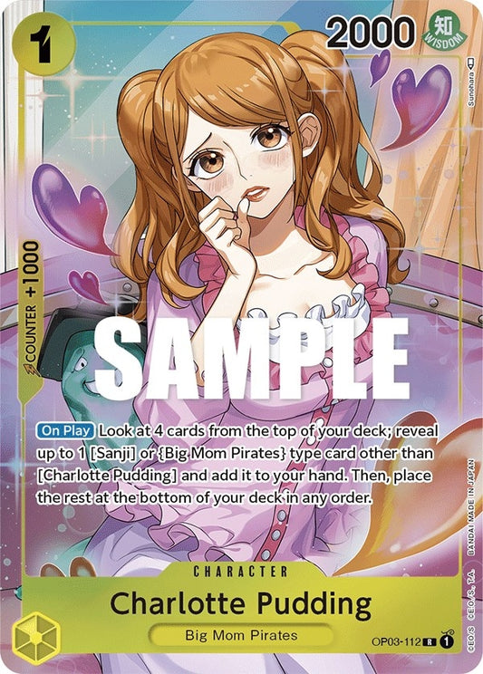 Image for Charlotte Pudding (Alternate Art) (OP03-112) - One Piece Card Game