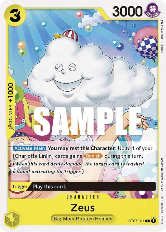 Image for Zeus (ST07-011) (ST-07) - One Piece Card Game