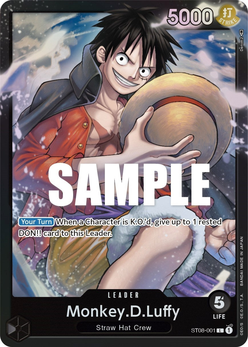 Image for Monkey.D.Luffy (001) (ST08-001) (ST-08) - One Piece Card Game