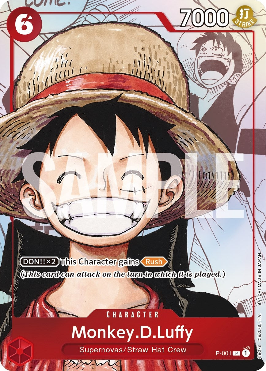 Image for Monkey.D.Luffy (Alternate Art) (P-001) - One Piece Card Game