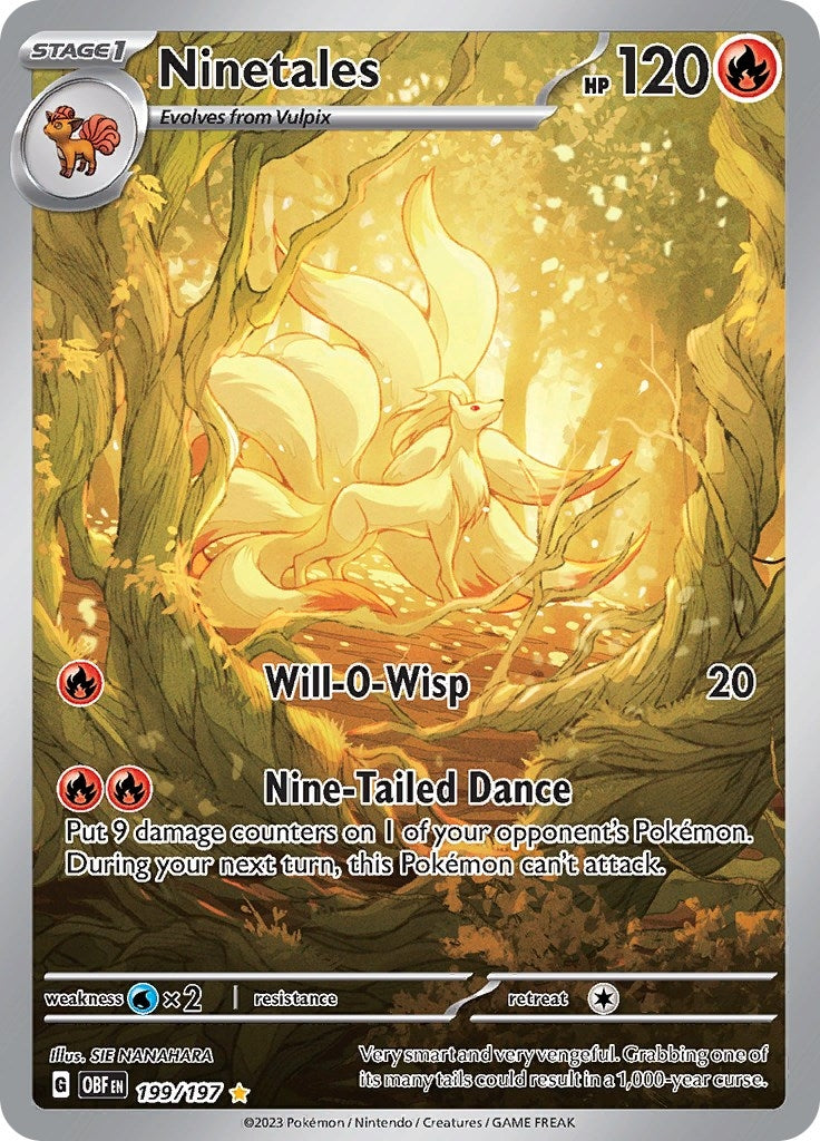 Image for Ninetales (199/197) - Pokemon
