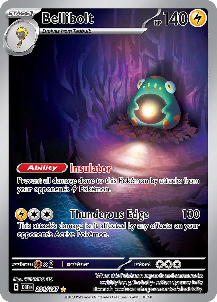 Image for Bellibolt (201/197) (OBF) - Pokemon