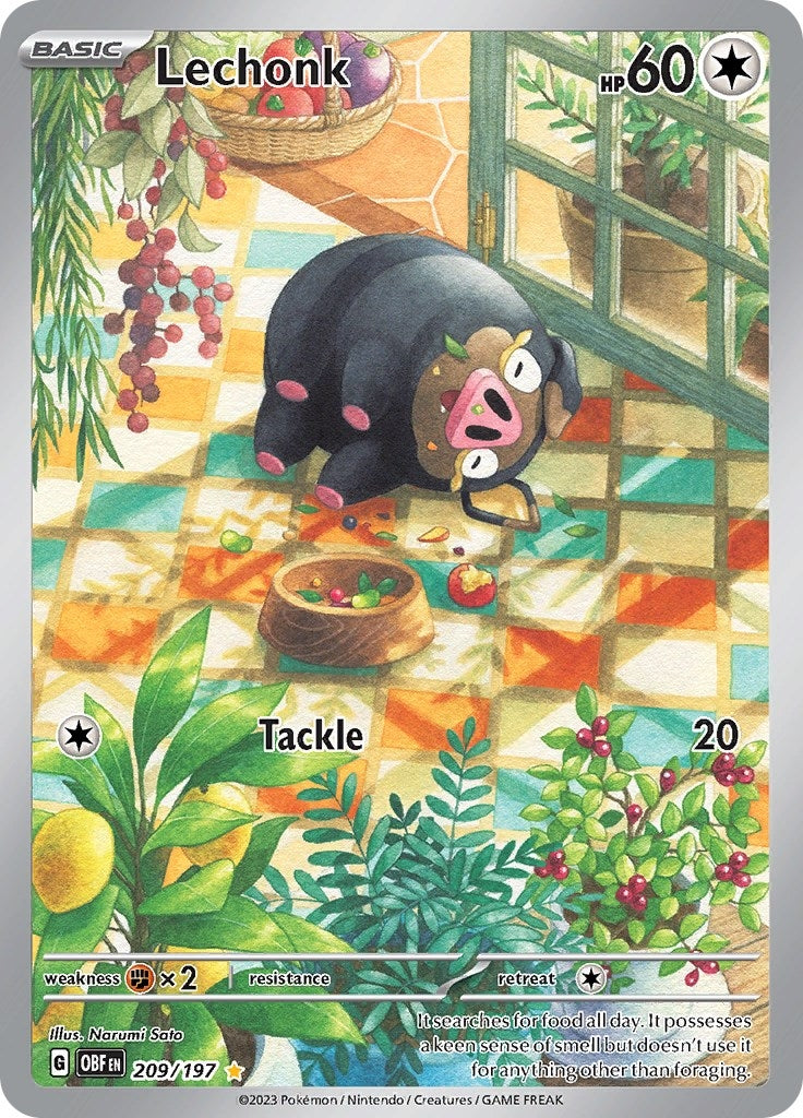 Image for Lechonk (209/197) - Pokemon
