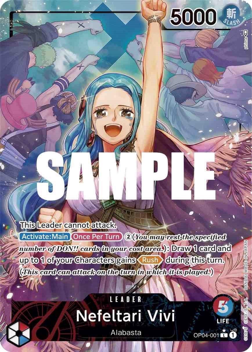 Image for Nefeltari Vivi (001) (Alternate Art) (OP04-001) - One Piece Card Game