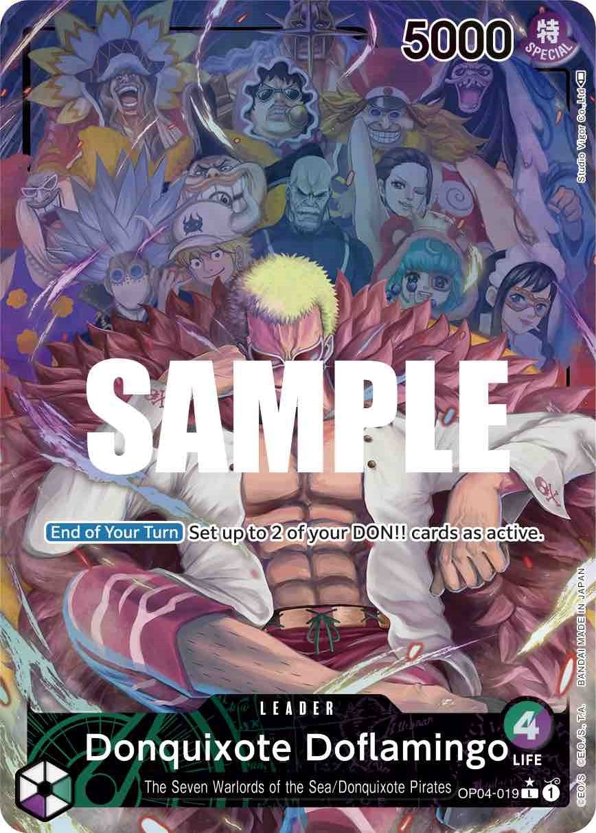 Image for Donquixote Doflamingo (019) (Alternate Art) (OP04-019) (OP04) - One Piece Card Game