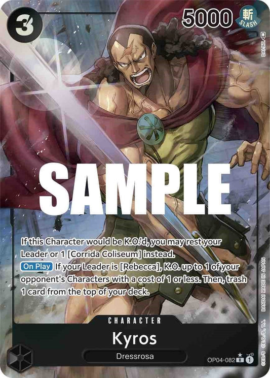 Image for Kyros (Alternate Art) (OP04-082) - One Piece Card Game