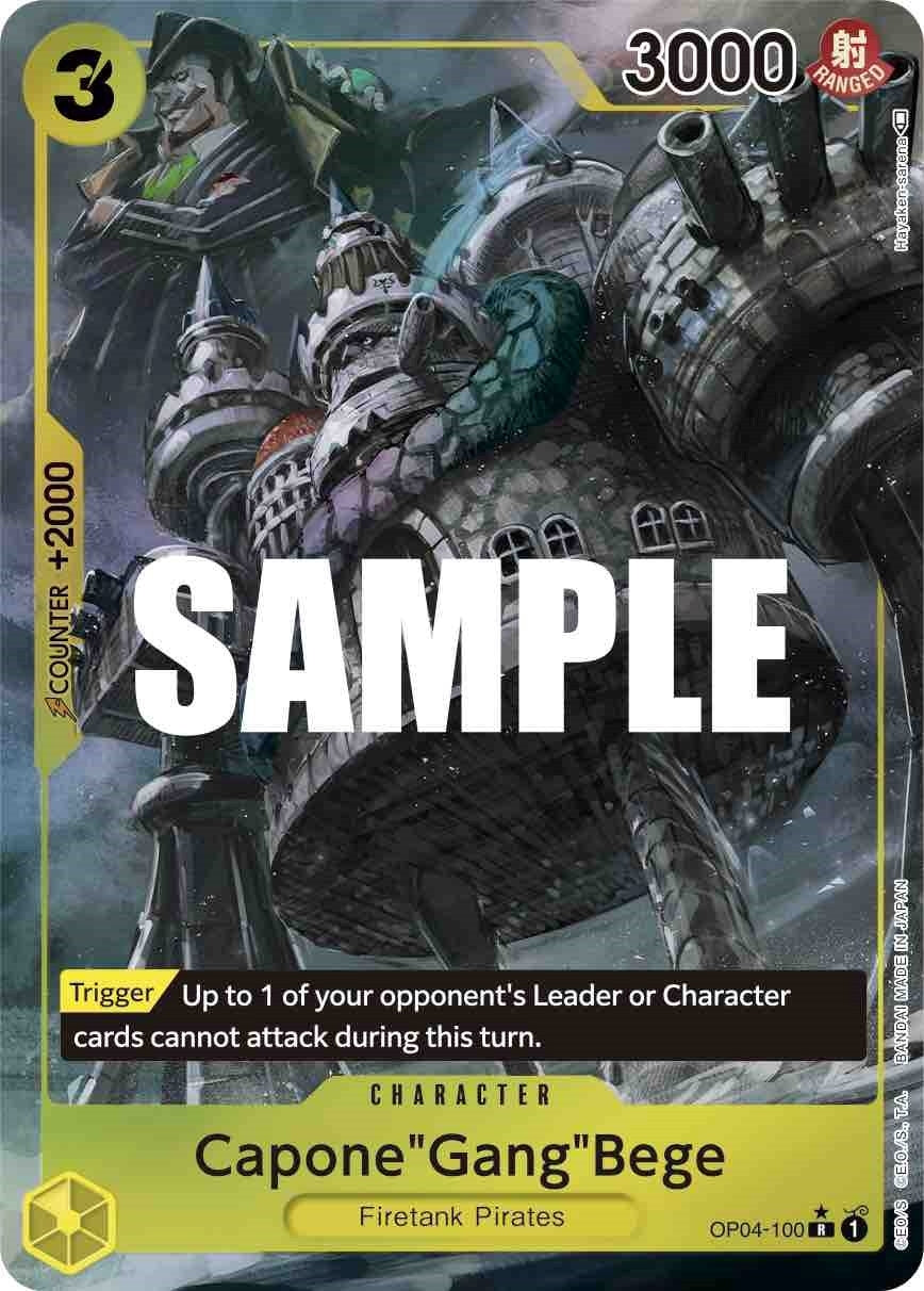 Image for Capone"Gang"Bege (Alternate Art) (OP04-100) - One Piece Card Game
